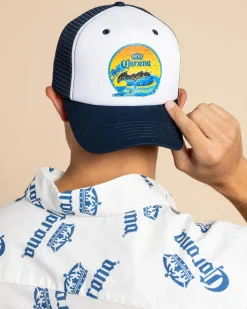 Corona Sunset Sesh Trucker Cap White Clearance