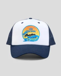 Corona Sunset Sesh Trucker Cap White Clearance