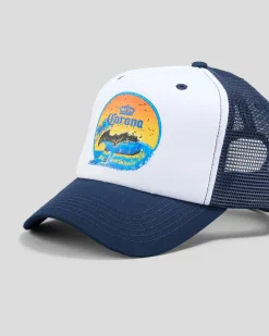 Corona Sunset Sesh Trucker Cap White Clearance