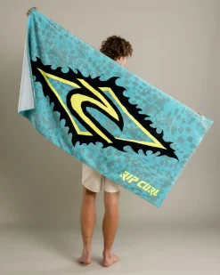 Rip Curl Sunstash Beach Towel Blue Lagoon Hot