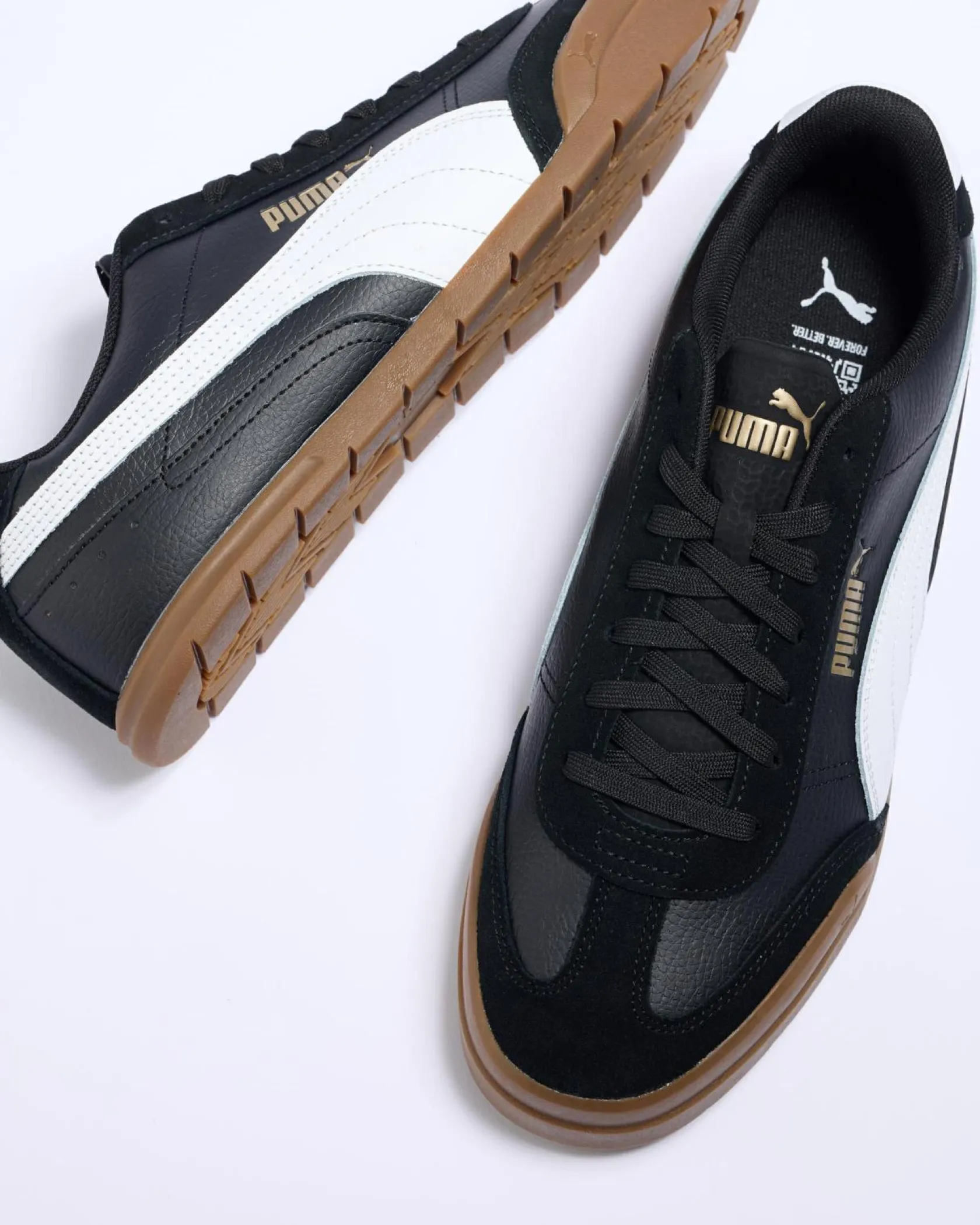 Puma Super Turino OG Shoes Puma Black/puma White/gum Hot