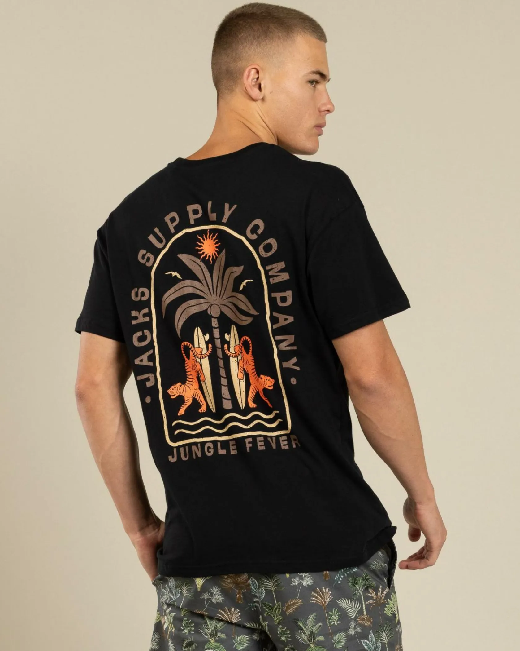Jacks Surfline T-Shirt Black Best