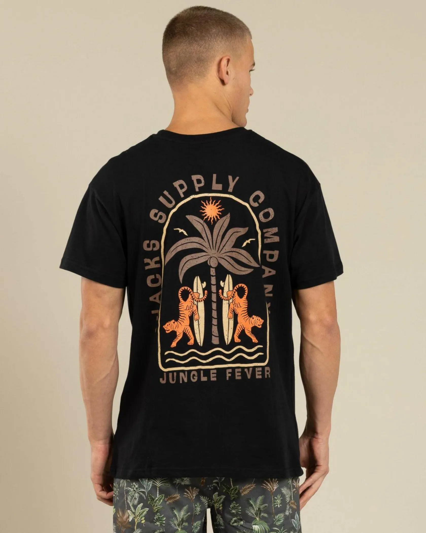 Jacks Surfline T-Shirt Black Best