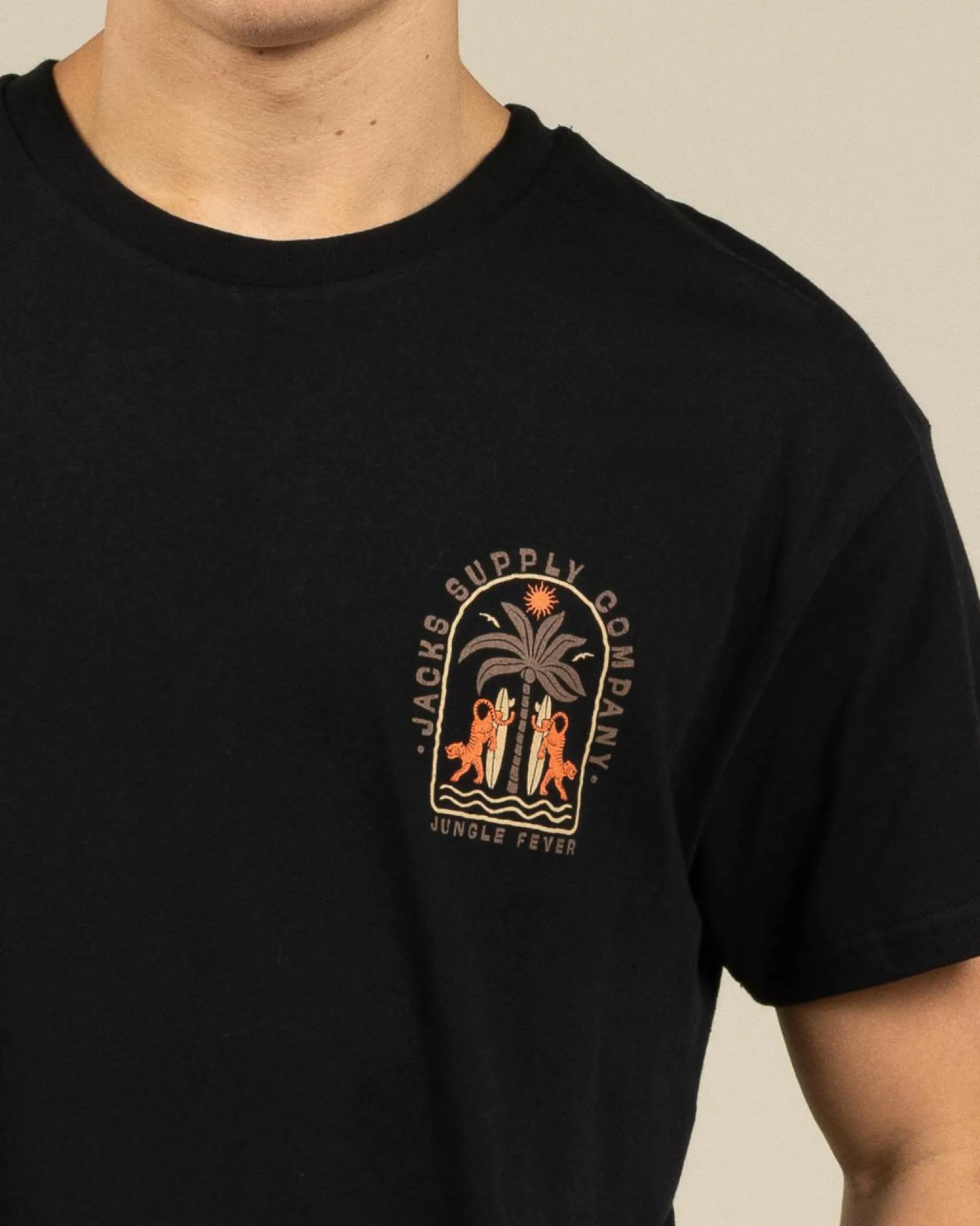 Jacks Surfline T-Shirt Black Best