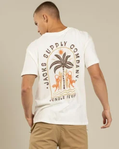 Jacks Surfline T-Shirt Cream Sale