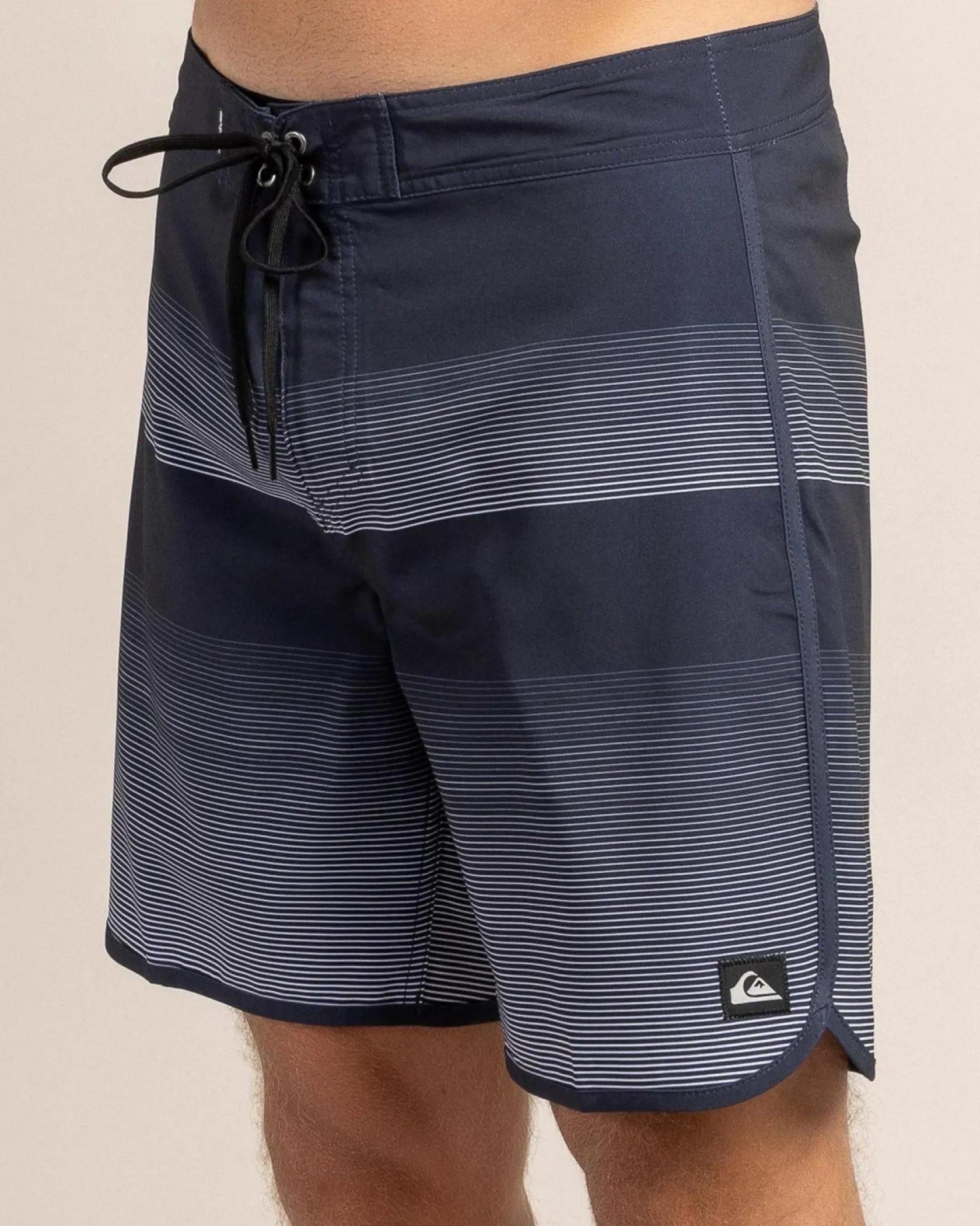 Quiksilver Surfsilk Scallop 18" Board Shorts Dark Navy Tijuana Clearance