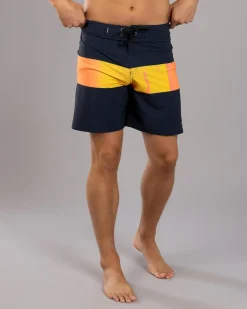 Quiksilver Surfsilk Straight Leg 18" Board Shorts Fiery Coral Bloomfade Online