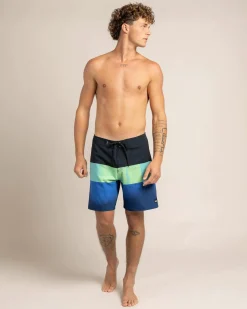 Quiksilver Surfsilk Straight Leg 18" Board Shorts Nebulas Blue Online