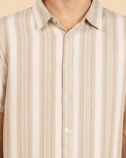 Lucid Surge Short Sleeve Shirt Tan Outlet