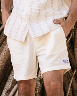 Skylark Swarm Elastic Waist Shorts Cream Outlet