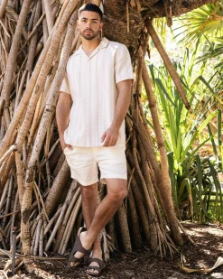 Skylark Swarm Elastic Waist Shorts Cream Outlet