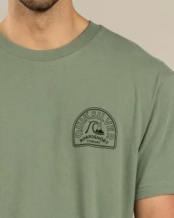 Quiksilver Swell Lines T-Shirt Sea Spray Online