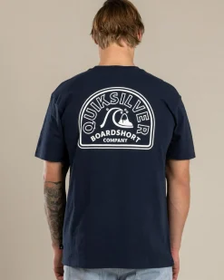 Quiksilver Swell Lines T-Shirt Dark Navy Discount