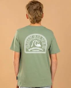 Quiksilver Swell Lines T-Shirt Sea Spray Sale