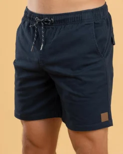 Lucid Switch Elastic Waist Shorts Navy Sale