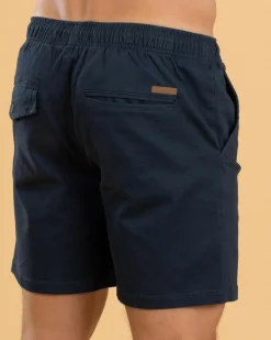 Lucid Switch Elastic Waist Shorts Navy Sale