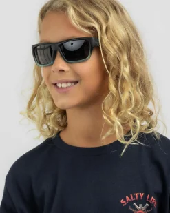 Cancer Council Swordfish Boys' Polarised Sunglasses Black Gradient Online