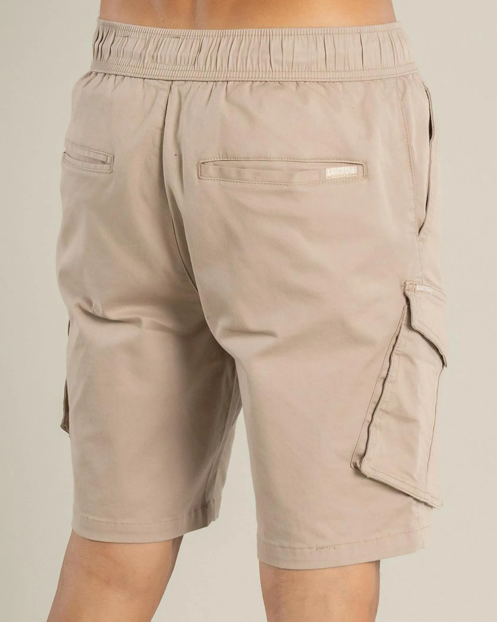 Lucid Symbol Walk Shorts Stone