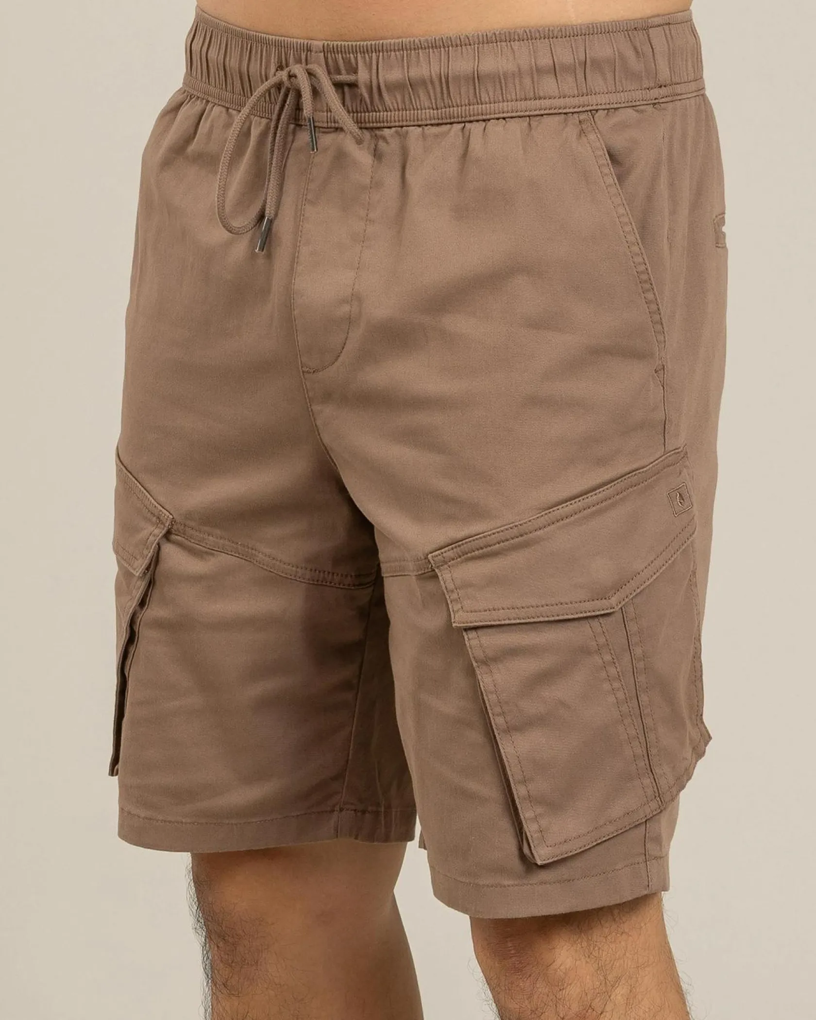Lucid Symbol Walk Shorts Dark Sand Outlet