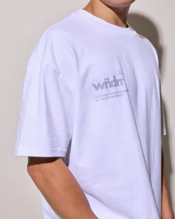 Wndrr Syndicate Box Fit T-Shirt White Hot