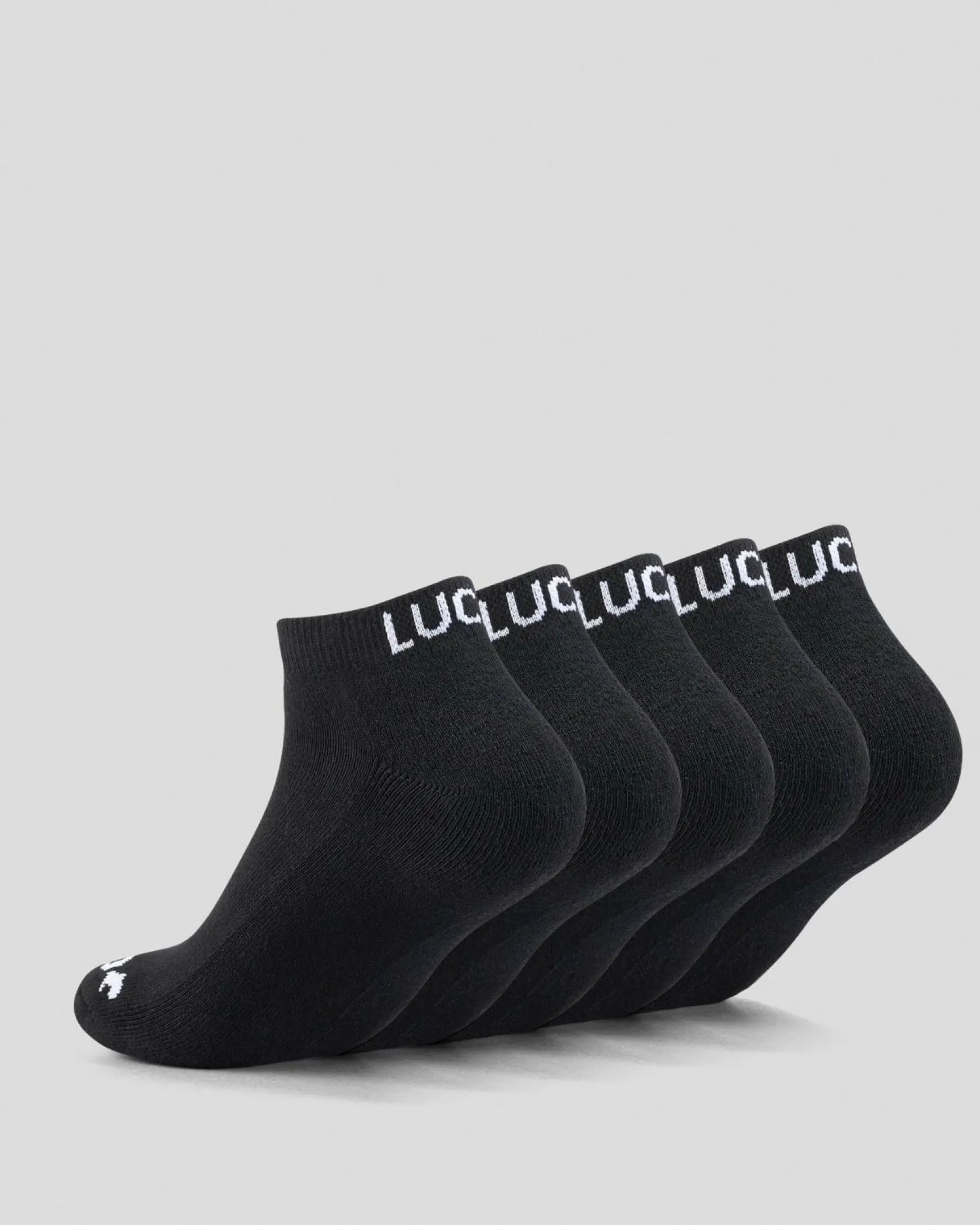 Lucid Tale Ankle Socks 5 Pack Black Outlet