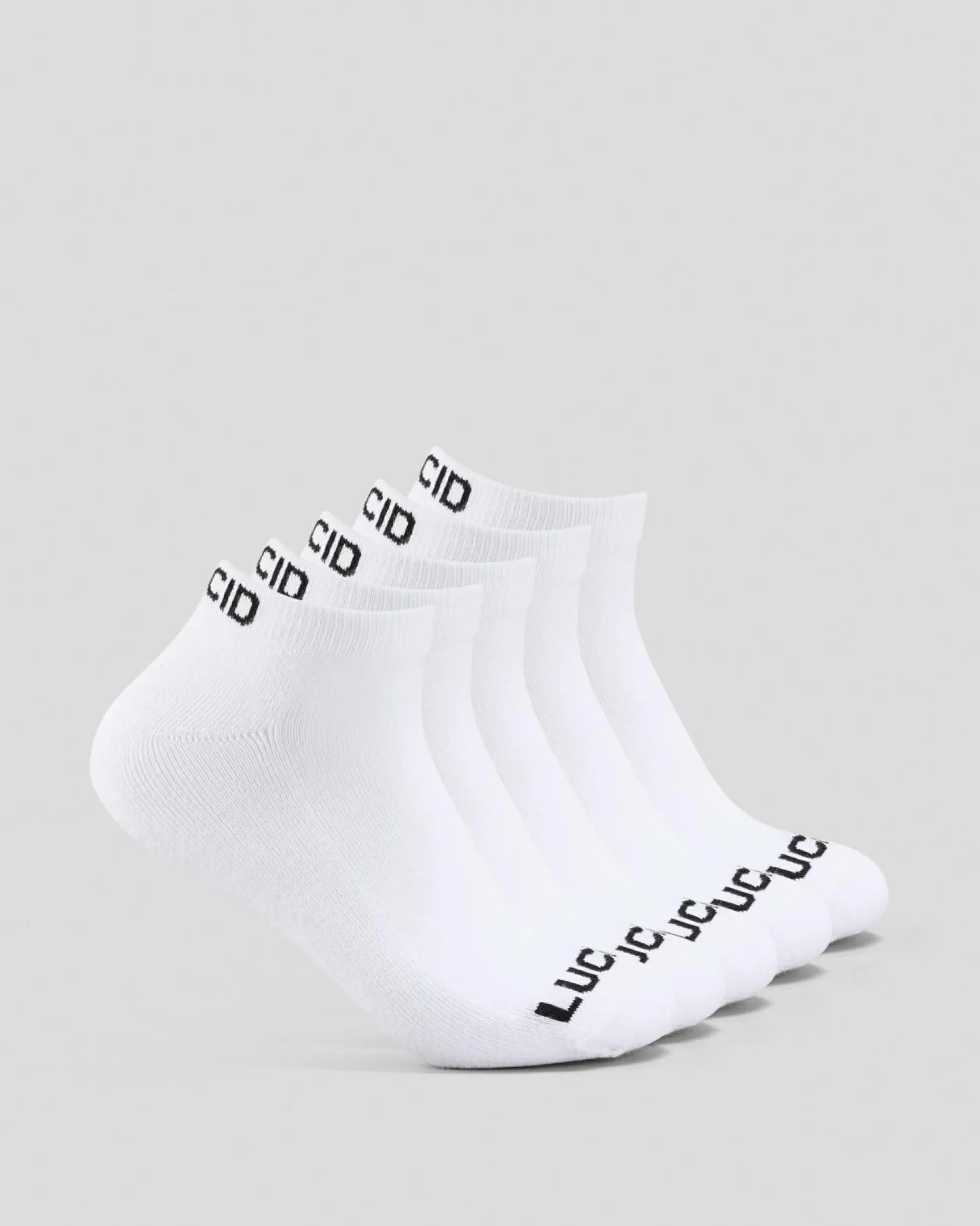 Lucid Tale Ankle Socks 5 Pack White Hot