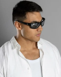 Ritual Vision Teenage Zero Polarised Sunglasses Matte Black/ Silver Grey Hot