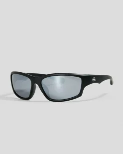 Ritual Vision Teenage Zero Polarised Sunglasses Matte Black/ Silver Grey Hot