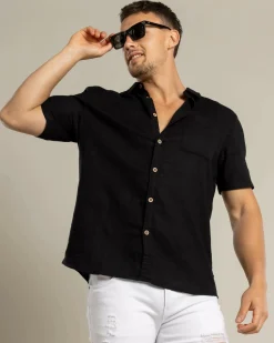 Skylark Tension Short Sleeve Shirt Black