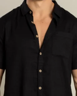 Skylark Tension Short Sleeve Shirt Black