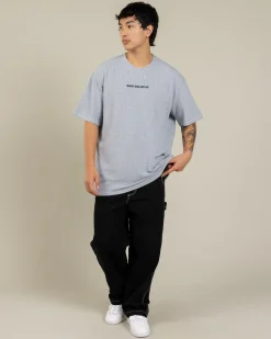 St. Goliath Textured ID T-Shirt Navy New