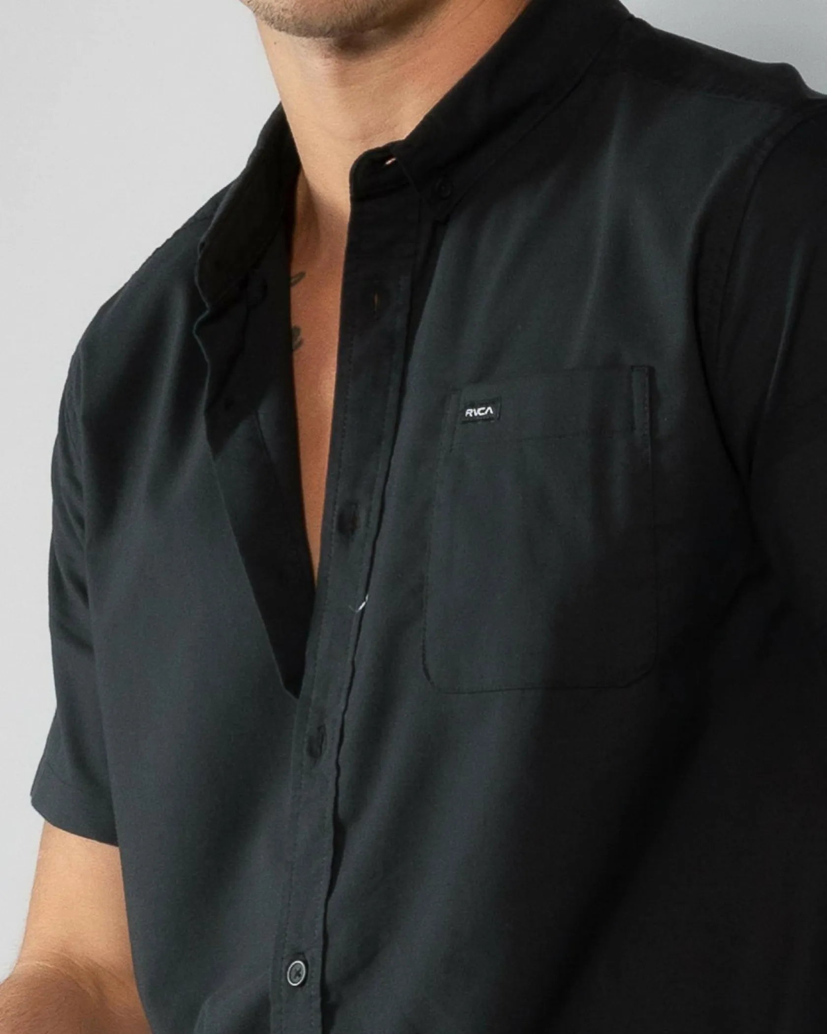 RVCA That'll Do Stretch Shirt Black Outlet