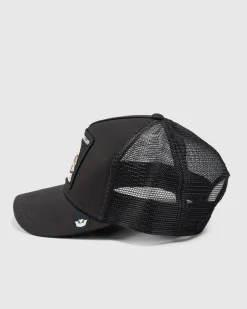 Goorin Bros The Cancelled Skull Trucker Cap Black