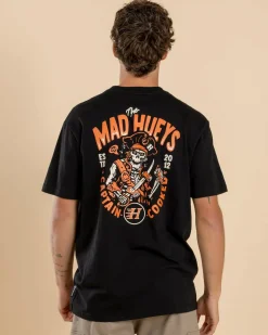 The Mad Hueys The Captains Cooked T-Shirt Black Clearance