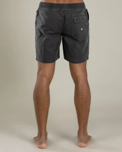 Afends The Dopamine Board Shorts Black Acid Wash Hot