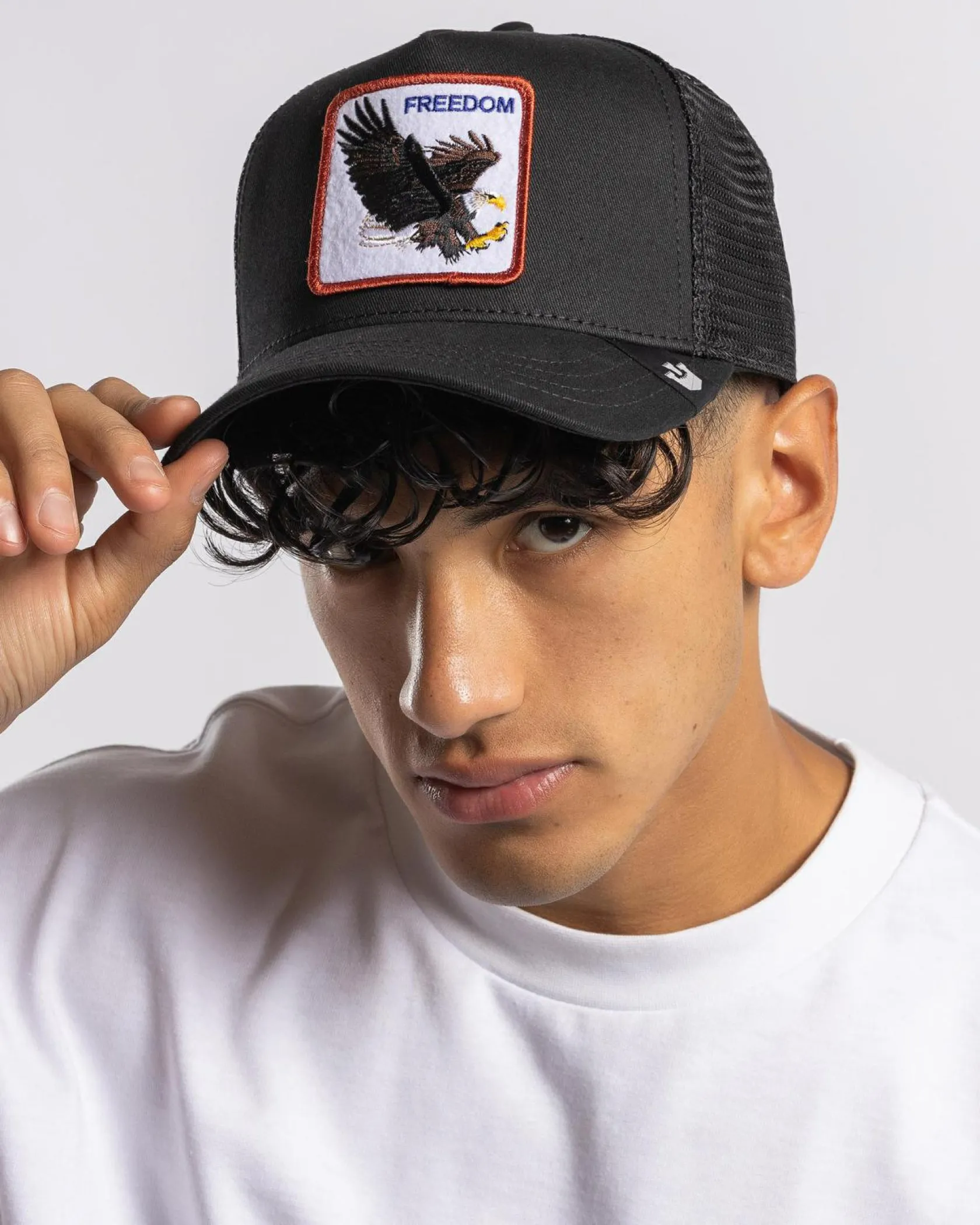 Goorin Bros The Freedom Eagle Trucker Cap Black Outlet