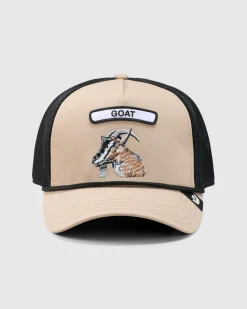 Goorin Bros The Goat Trucker Cap Tan New