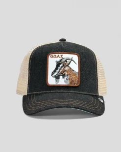 Goorin Bros The GOAT Trucker Cap Charcoal Hot