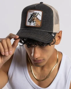 Goorin Bros The GOAT Trucker Cap Charcoal Hot