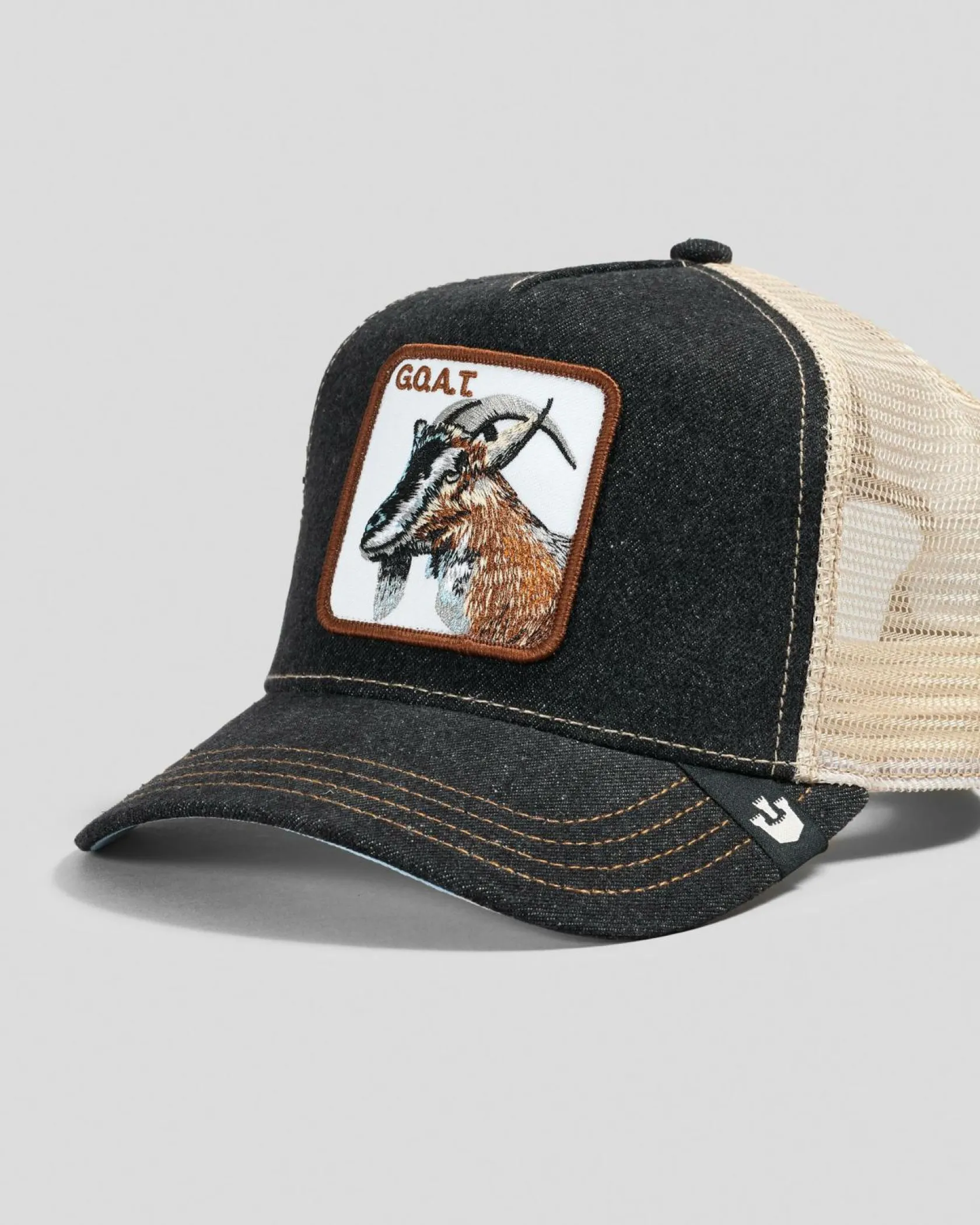 Goorin Bros The GOAT Trucker Cap Charcoal Hot