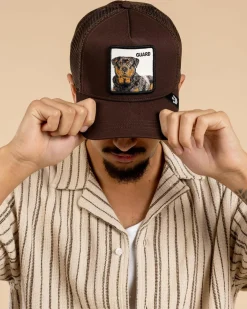 Goorin Bros The Guard Dog Trucker Cap Brown New