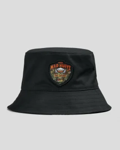 The Mad Hueys The Island Captain Reversible Bucket Hat Black Best