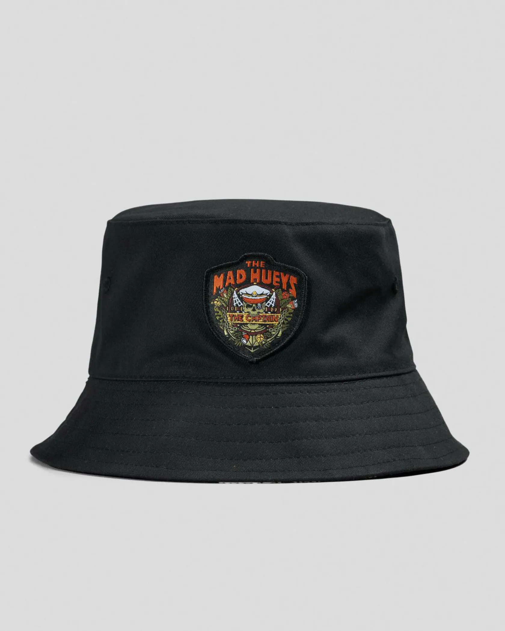 The Mad Hueys The Island Captain Reversible Bucket Hat Black Best
