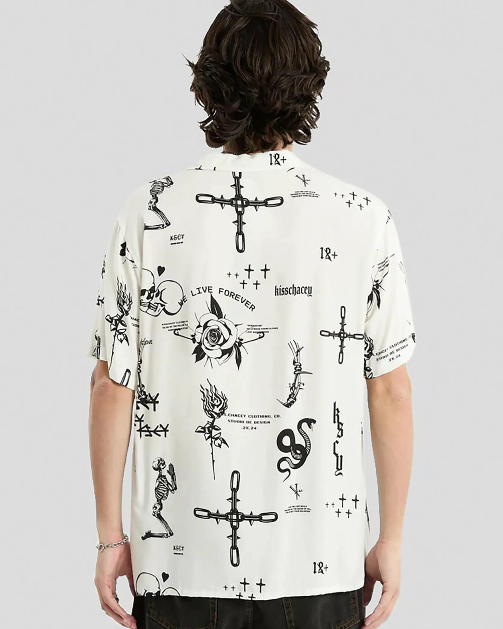 Kiss Chacey The Kiss Relaxed Resort Short Sleeve Shirt Thekissprint Sale