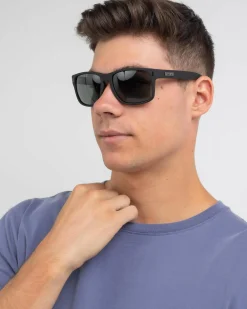 Liive The Lewy Polarised Sunglasses Matte Black New