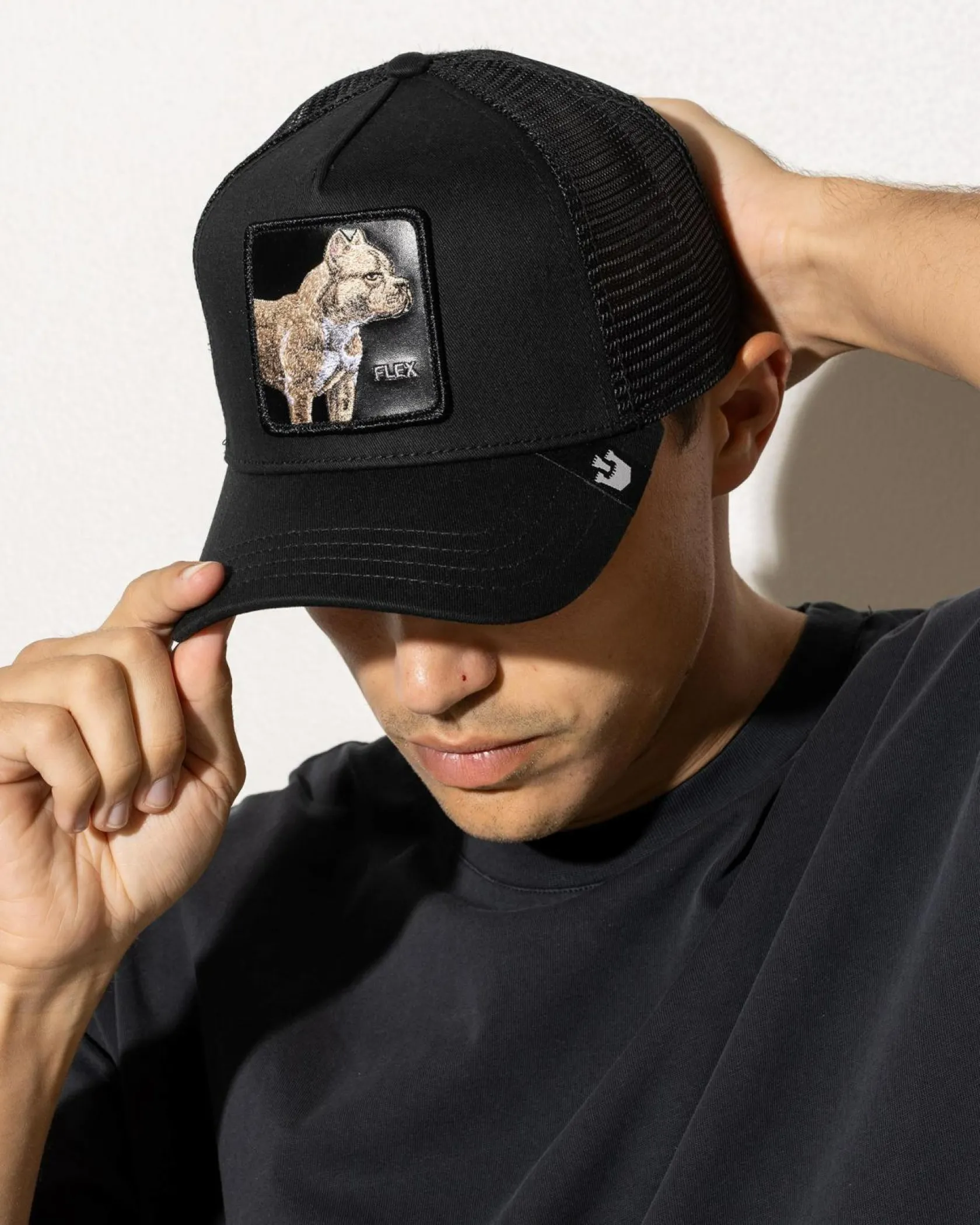Goorin Bros The Pitbull Trucker Cap Black New