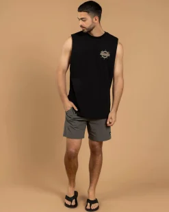 The Mad Hueys The Sea Captain Muscle Tank Black Discount