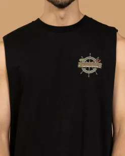 The Mad Hueys The Sea Captain Muscle Tank Black Discount