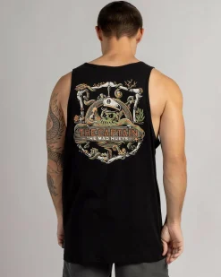 The Mad Hueys The Sea Captain Singlet Tank Black Outlet