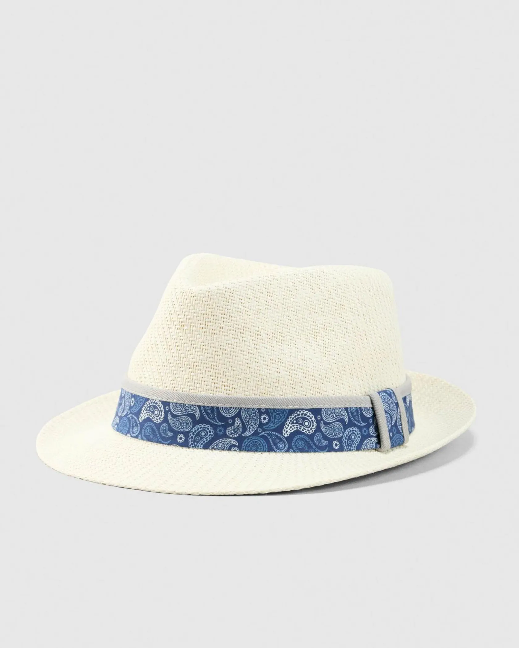 Miscellaneous The Spencer Fedora Off White/navy Clearance